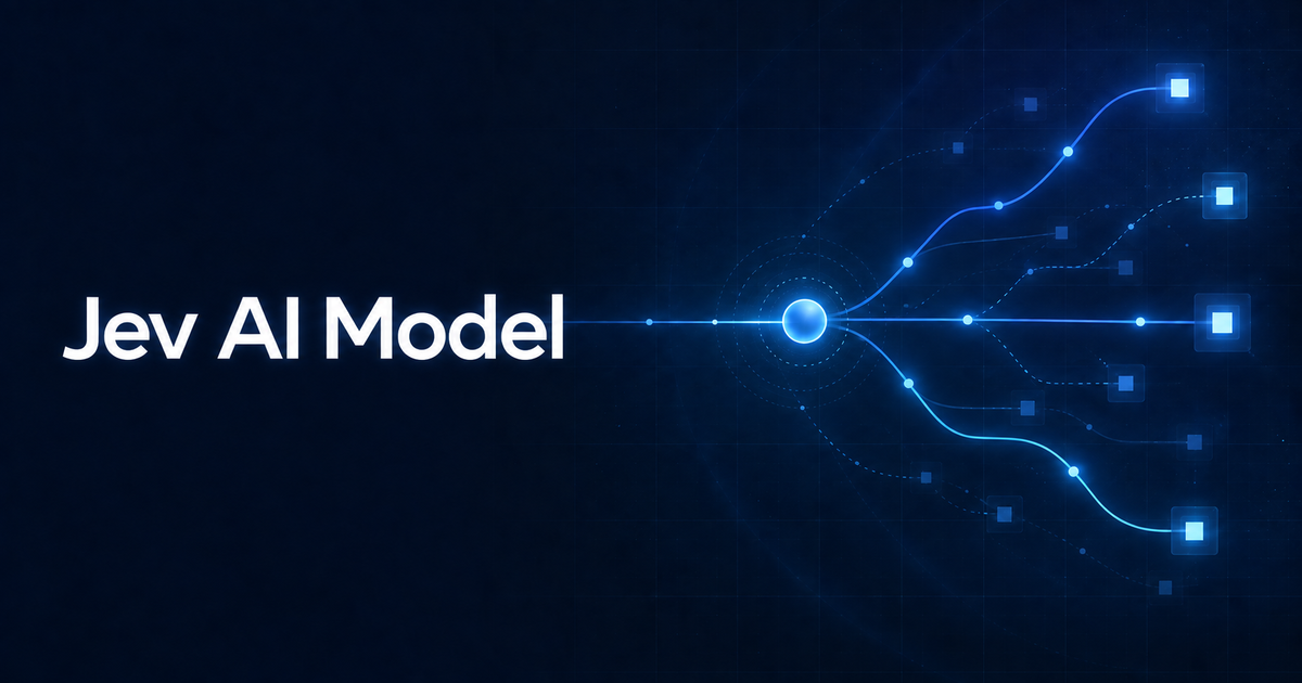 Jev AI Model screenshot